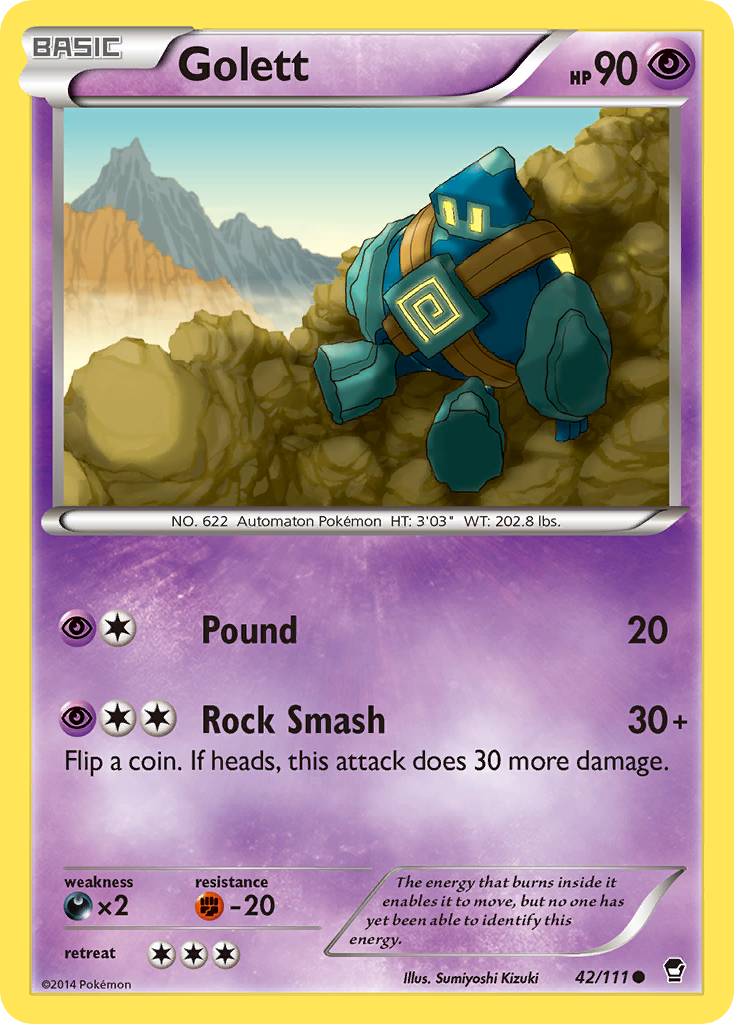 Golett (42/111) [XY: Furious Fists] | Game Master's Emporium (The New GME)