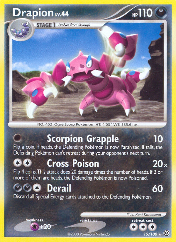 Drapion (15/100) [Diamond & Pearl: Stormfront] | Game Master's Emporium (The New GME)