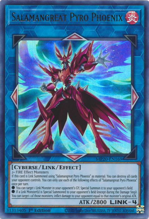 Salamangreat Pyro Phoenix [MP20-EN169] Ultra Rare | Game Master's Emporium (The New GME)
