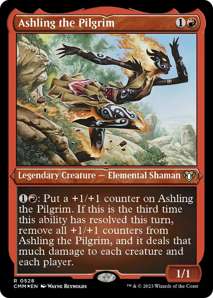 Ashling the Pilgrim (Foil Etched) [Commander Masters] | Game Master's Emporium (The New GME)