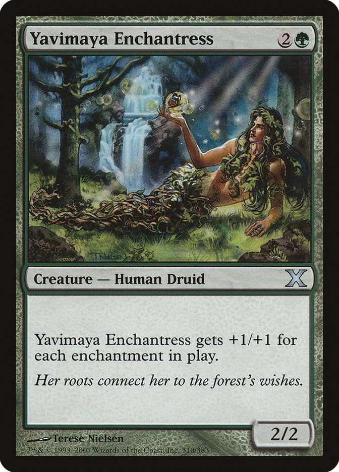 Yavimaya Enchantress [Tenth Edition] | Game Master's Emporium (The New GME)