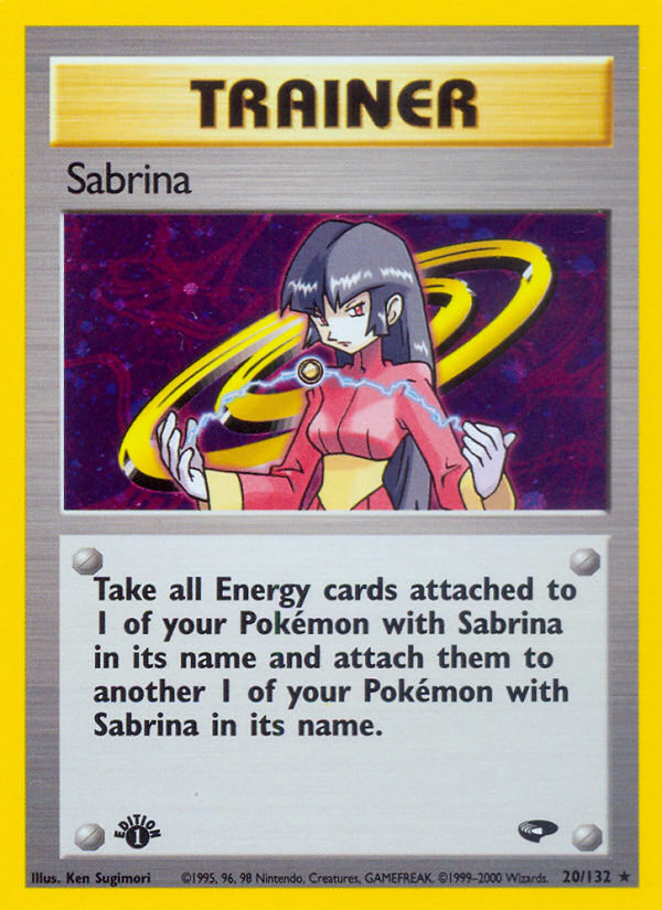 Sabrina (20/132) [Gym Challenge 1st Edition] | Game Master's Emporium (The New GME)