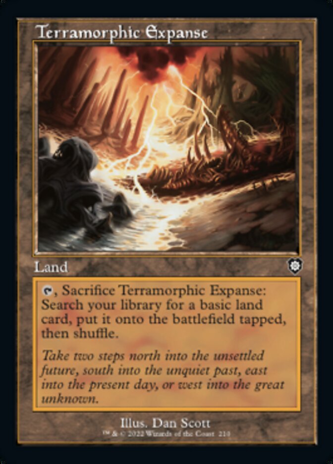 Terramorphic Expanse (Retro) [The Brothers' War Commander] | Game Master's Emporium (The New GME)