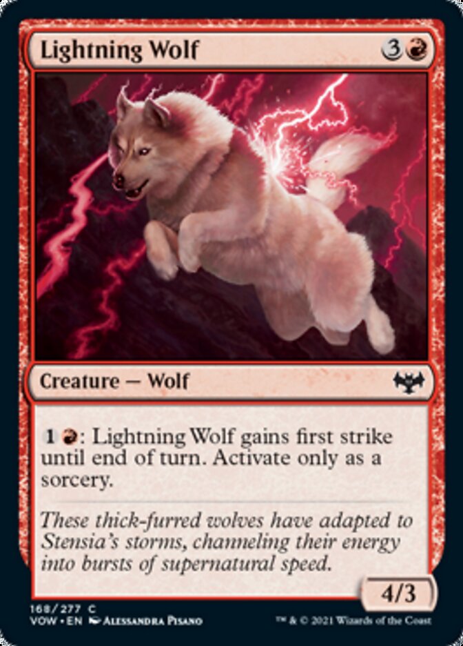 Lightning Wolf [Innistrad: Crimson Vow] | Game Master's Emporium (The New GME)