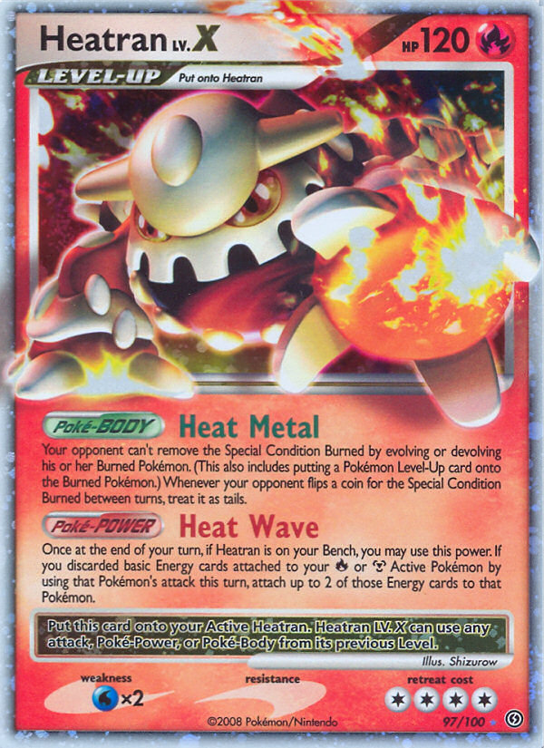 Heatran LV.X (97/100) [Diamond & Pearl: Stormfront] | Game Master's Emporium (The New GME)