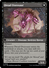 Visage of Dread // Dread Osseosaur [The Lost Caverns of Ixalan] | Game Master's Emporium (The New GME)