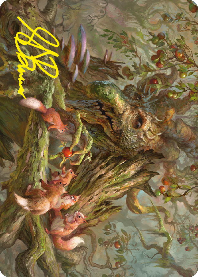 Generous Ent Art Card (Gold-Stamped Signature) [The Lord of the Rings: Tales of Middle-earth Art Series] | Game Master's Emporium (The New GME)