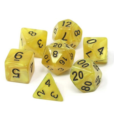 Die Hard 7 Dice Set Gold Doubloons | Game Master's Emporium (The New GME)