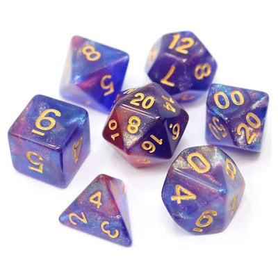 Die Hard 7 Dice Set Blue Enchantress | Game Master's Emporium (The New GME)