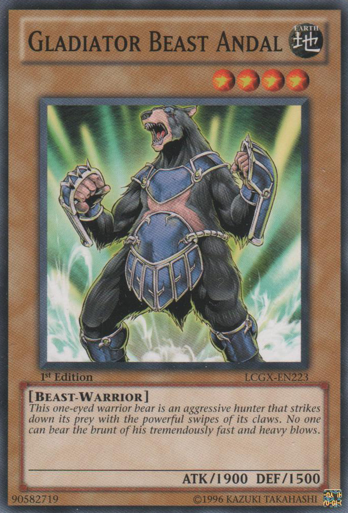 Gladiator Beast Andal [LCGX-EN223] Common | Game Master's Emporium (The New GME)