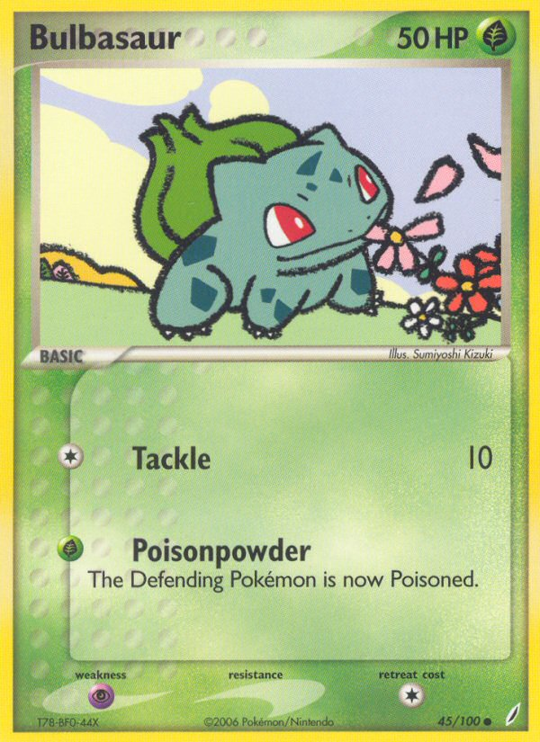 Bulbasaur (45/100) [EX: Crystal Guardians] | Game Master's Emporium (The New GME)