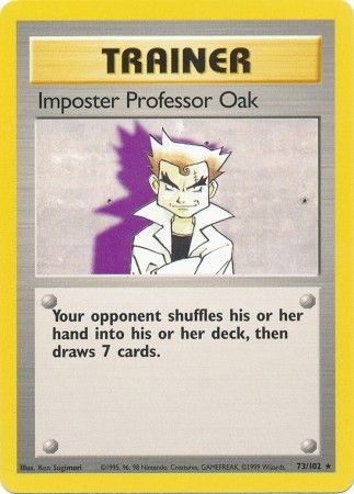 Imposter Professor Oak (73/102) [Base Set Unlimited] | Game Master's Emporium (The New GME)