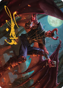 Raphael, Fiendish Savior Art Card (40) (Gold-Stamped Signature) [Commander Legends: Battle for Baldur's Gate Art Series] | Game Master's Emporium (The New GME)