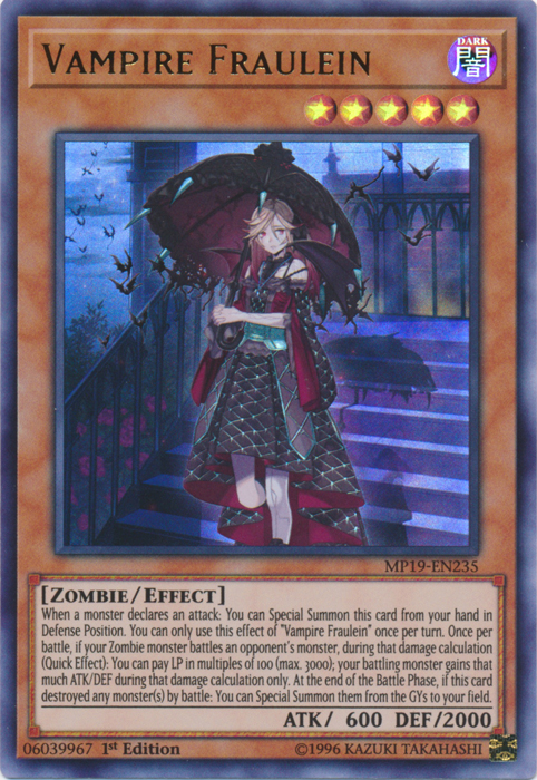 Vampire Fraulein [MP19-EN235] Ultra Rare | Game Master's Emporium (The New GME)