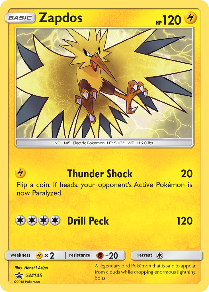 Zapdos (SM145) [Sun & Moon: Black Star Promos] | Game Master's Emporium (The New GME)