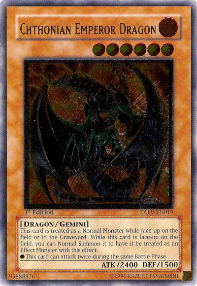 Chthonian Emperor Dragon [TAEV-EN019] Ultimate Rare | Game Master's Emporium (The New GME)