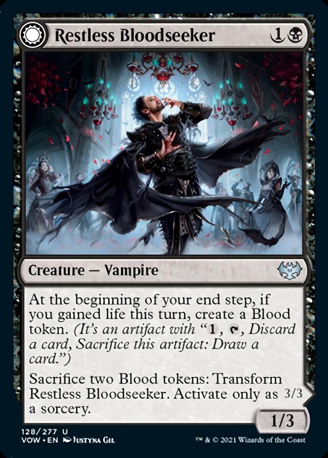 Restless Bloodseeker // Bloodsoaked Reveler [Innistrad: Crimson Vow] | Game Master's Emporium (The New GME)