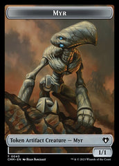 Saproling // Myr Double-Sided Token [Commander Masters Tokens] | Game Master's Emporium (The New GME)