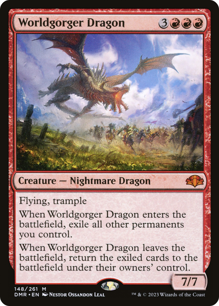 Worldgorger Dragon [Dominaria Remastered] | Game Master's Emporium (The New GME)