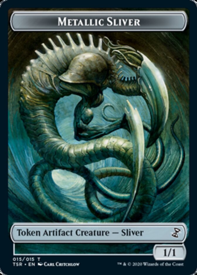 Metallic Sliver Token [Time Spiral Remastered Tokens] | Game Master's Emporium (The New GME)
