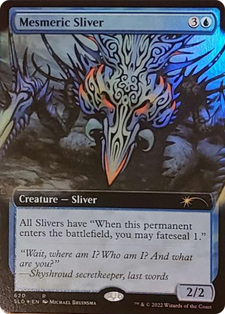 Mesmeric Sliver (Extended Art) [Secret Lair Drop Series] | Game Master's Emporium (The New GME)