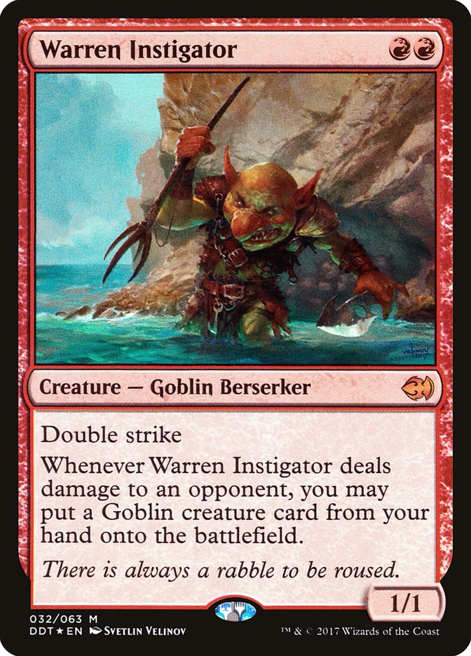 Warren Instigator [Duel Decks: Merfolk vs. Goblins] | Game Master's Emporium (The New GME)