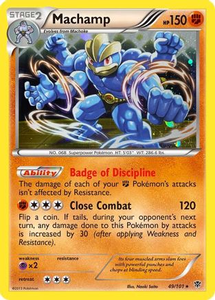 Machamp (49/101) (Cosmos Holo) [Black & White: Plasma Blast] | Game Master's Emporium (The New GME)