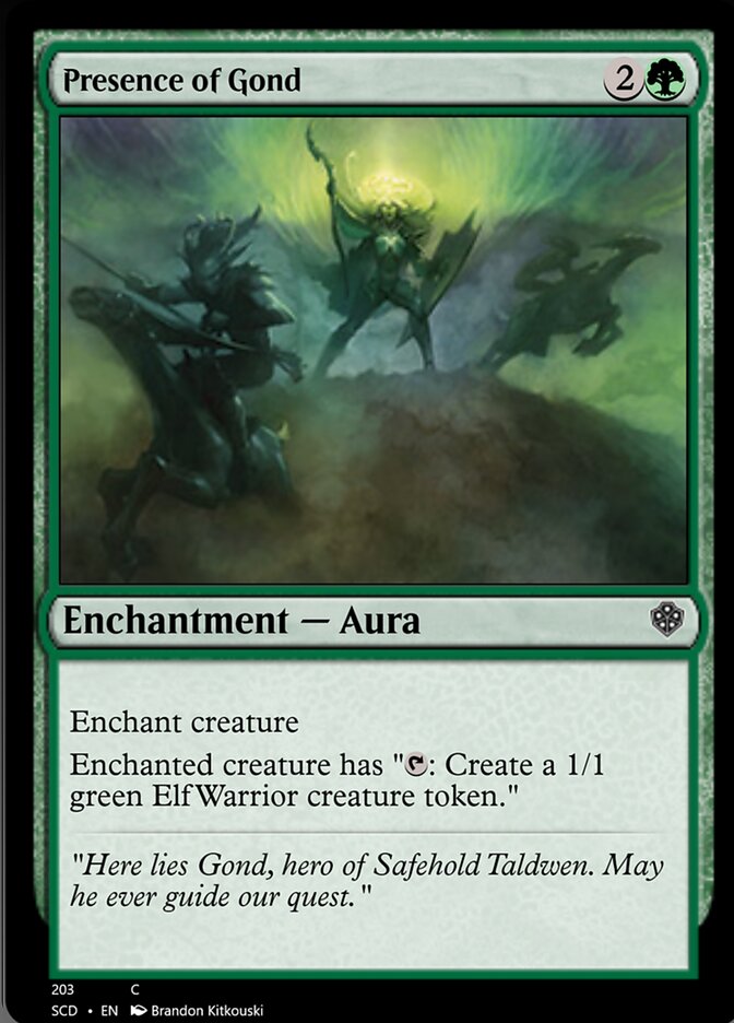 Presence of Gond [Starter Commander Decks] | Game Master's Emporium (The New GME)