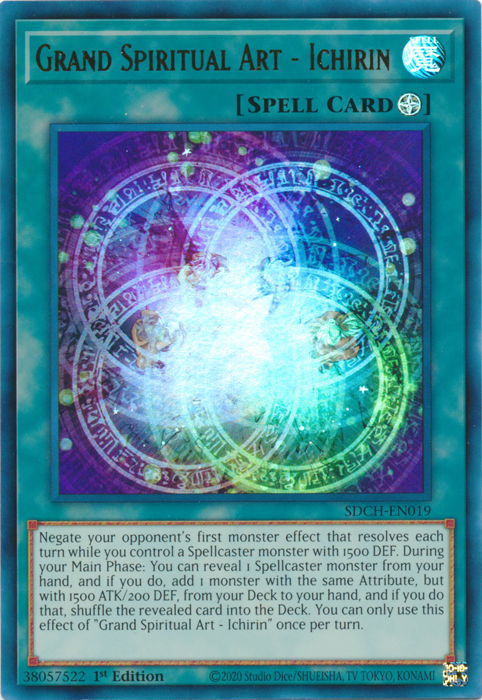 Grand Spiritual Art - Ichirin [SDCH-EN019] Ultra Rare | Game Master's Emporium (The New GME)