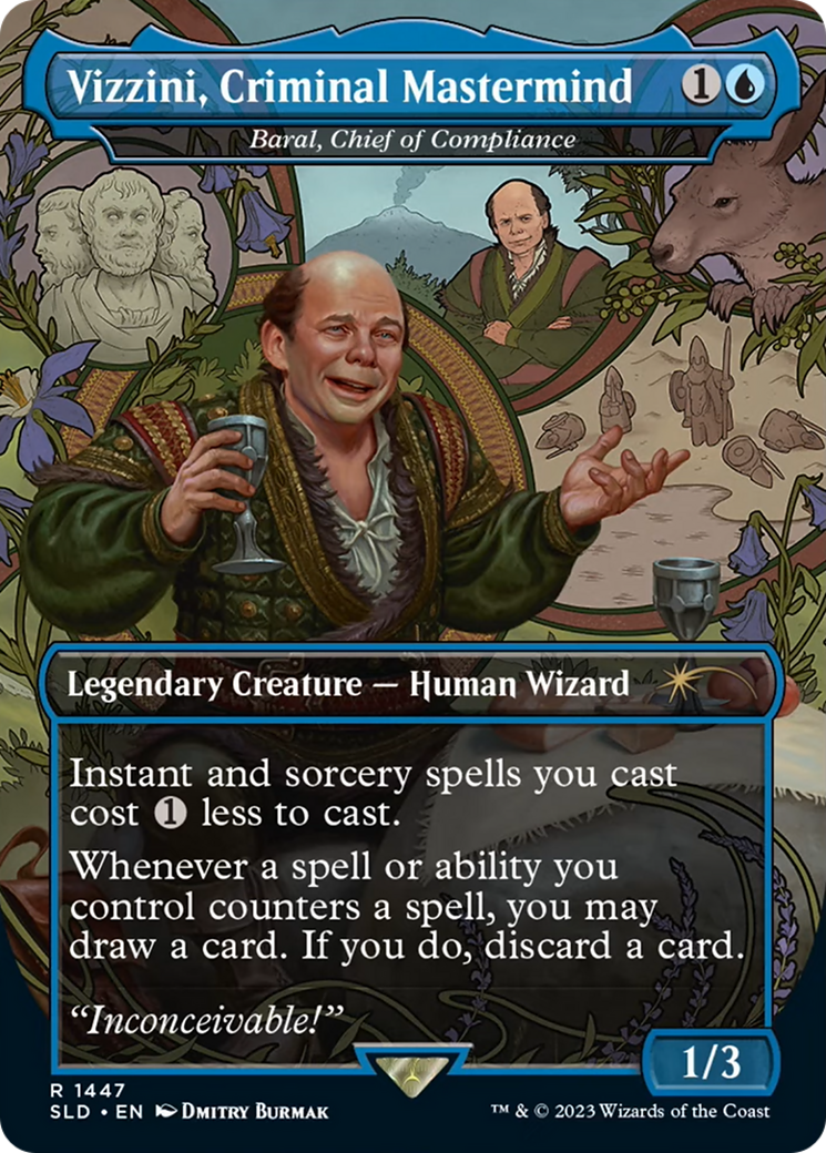 Vizzini, Criminal Mastermind - Baral, Chief of Compliance [Secret Lair Drop Series] | Game Master's Emporium (The New GME)