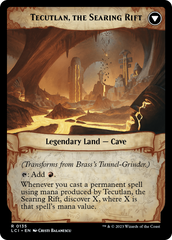 Brass's Tunnel-Grinder // Tecutlan, the Searing Rift [The Lost Caverns of Ixalan Prerelease Cards] | Game Master's Emporium (The New GME)