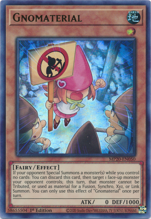 Gnomaterial [MP20-EN050] Ultra Rare | Game Master's Emporium (The New GME)
