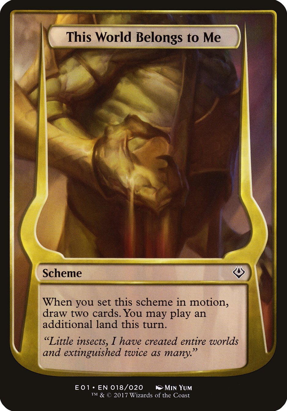 This World Belongs to Me (Schemes) [Archenemy: Nicol Bolas Schemes] | Game Master's Emporium (The New GME)