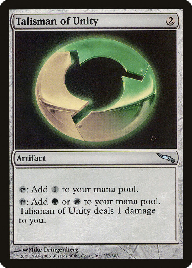 Talisman of Unity [Mirrodin] | Game Master's Emporium (The New GME)