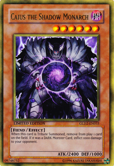 Caius the Shadow Monarch [GLD2-EN033] Ultra Rare | Game Master's Emporium (The New GME)