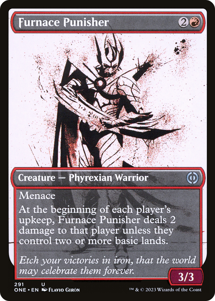 Furnace Punisher (Showcase Ichor) [Phyrexia: All Will Be One] | Game Master's Emporium (The New GME)