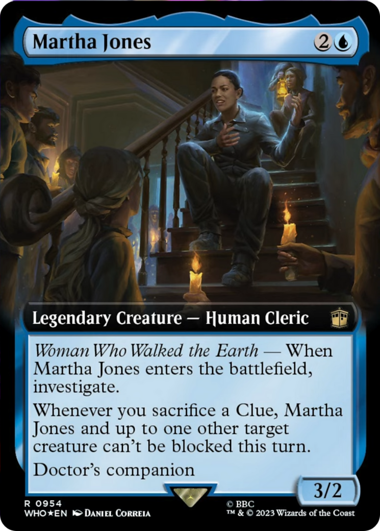 Martha Jones (Extended Art) (Surge Foil) [Doctor Who] | Game Master's Emporium (The New GME)