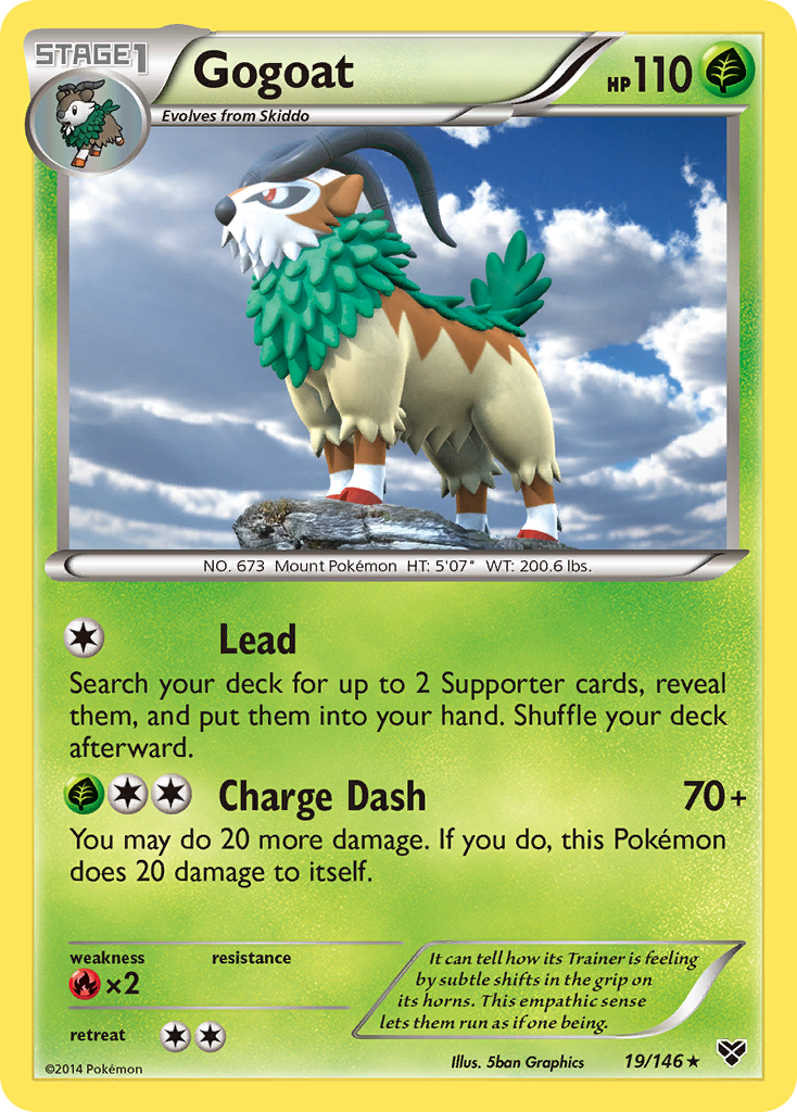 Gogoat (19/146) [XY: Base Set] | Game Master's Emporium (The New GME)