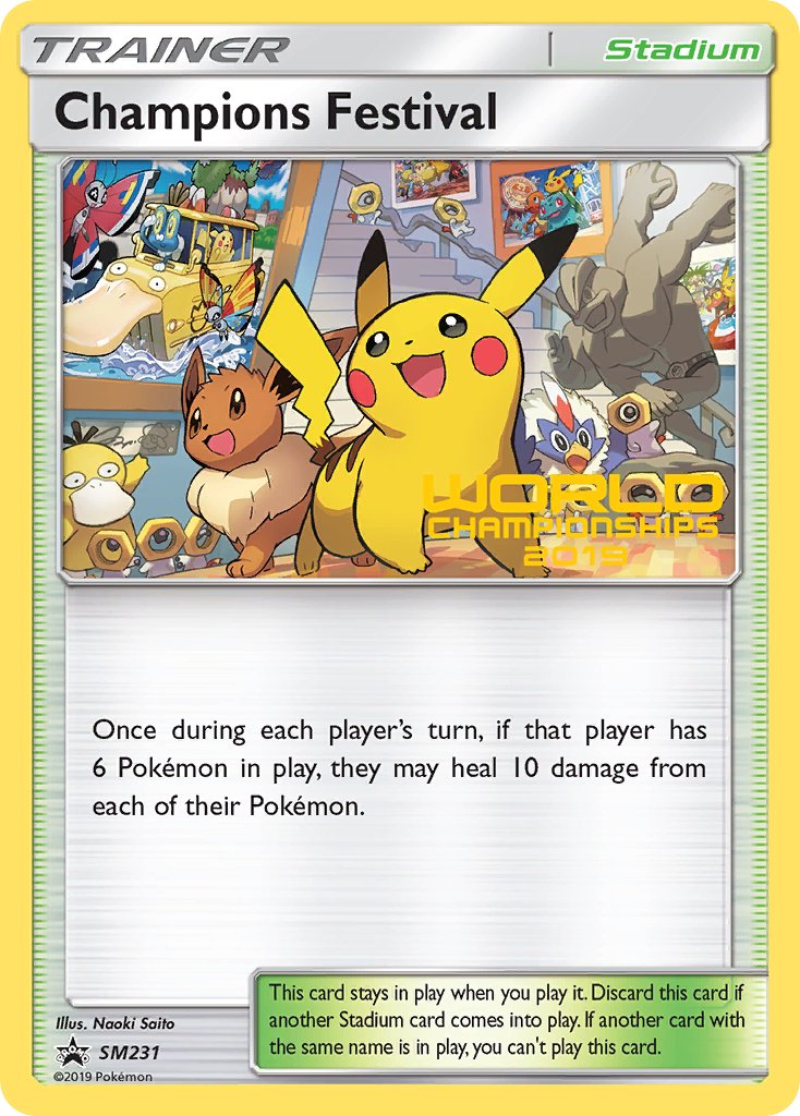 Champions Festival (SM231) (Champion 2019) [Sun & Moon: Black Star Promos] | Game Master's Emporium (The New GME)