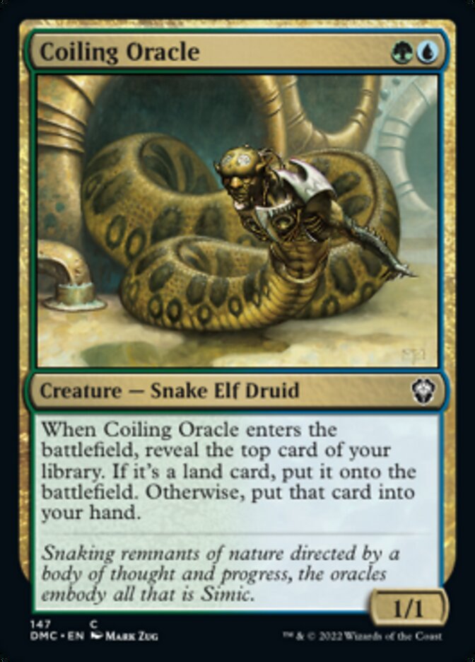 Coiling Oracle [Dominaria United Commander] | Game Master's Emporium (The New GME)