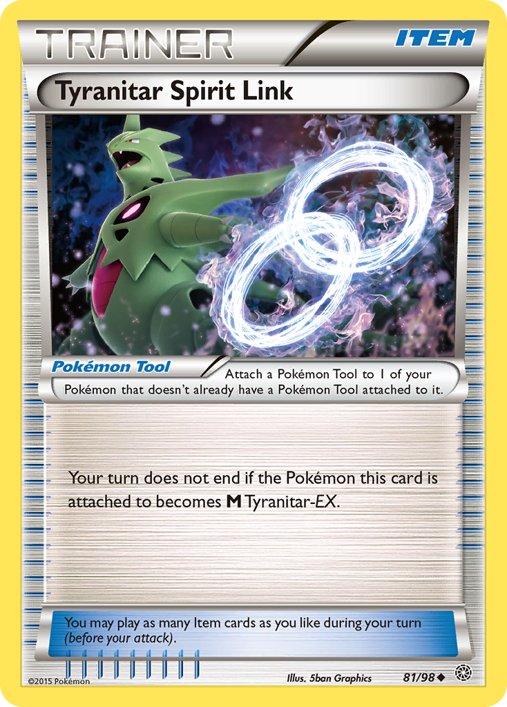 Tyranitar Spirit Link (81/98) [XY: Ancient Origins] | Game Master's Emporium (The New GME)