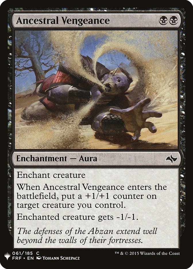 Ancestral Vengeance [Mystery Booster] | Game Master's Emporium (The New GME)