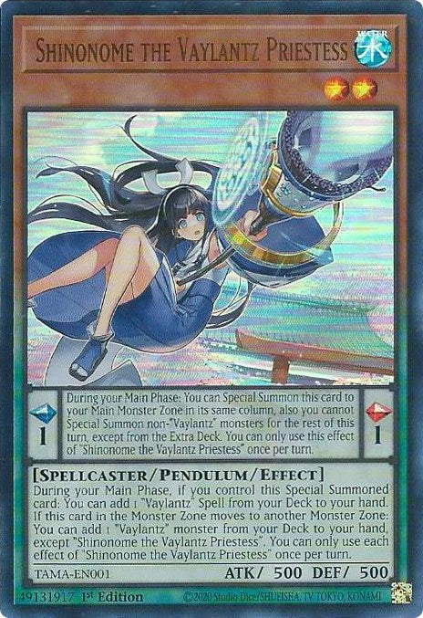 Shinonome the Vaylantz Priestess [TAMA-EN001] Ultra Rare | Game Master's Emporium (The New GME)