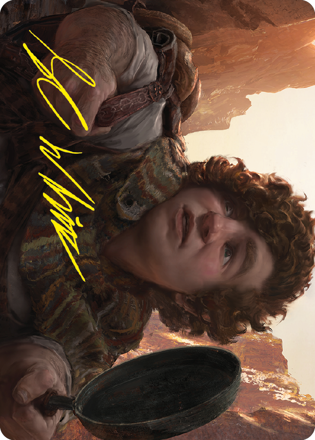 Sam, Loyal Attendant Art Card (Gold-Stamped Signature) [The Lord of the Rings: Tales of Middle-earth Art Series] | Game Master's Emporium (The New GME)
