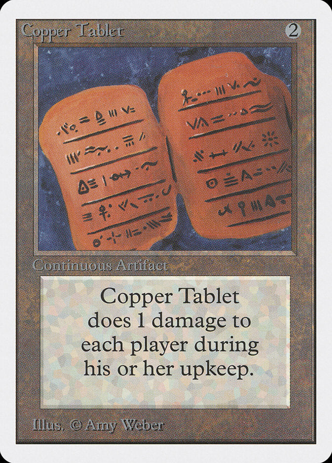 Copper Tablet [Unlimited Edition] | Game Master's Emporium (The New GME)