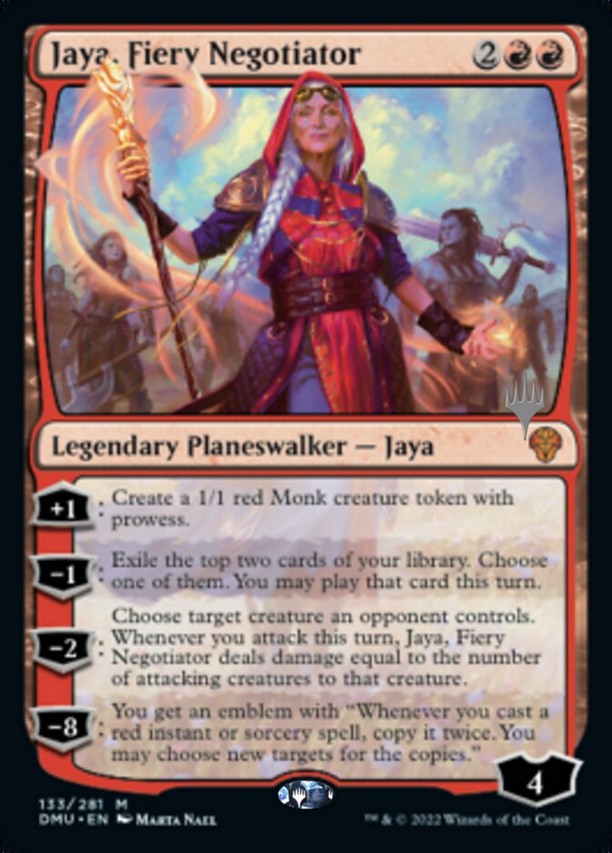 Jaya, Fiery Negotiator (Promo Pack) [Dominaria United Promos] | Game Master's Emporium (The New GME)