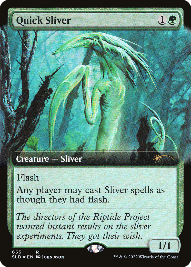 Quick Sliver (Extended Art) [Secret Lair Drop Promos] | Game Master's Emporium (The New GME)