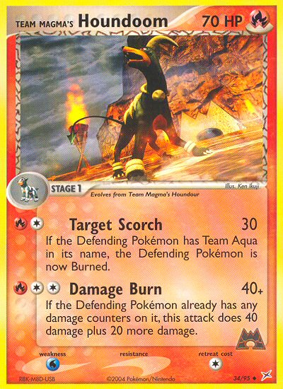 Team Magma's Houndoom (34/95) [EX: Team Magma vs Team Aqua] | Game Master's Emporium (The New GME)