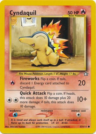 Cyndaquil (57/111) [Neo Genesis Unlimited] | Game Master's Emporium (The New GME)