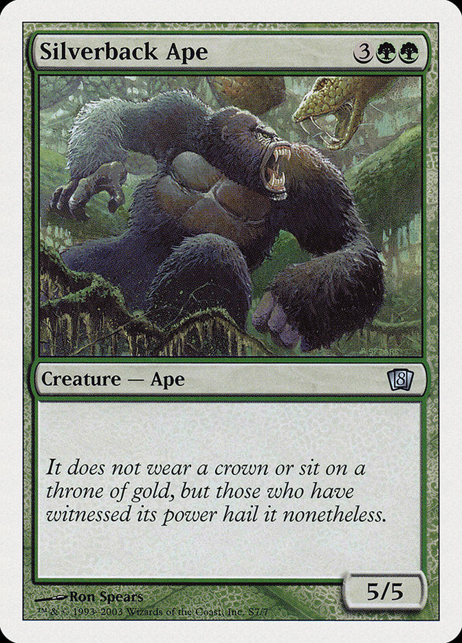 Silverback Ape [Eighth Edition] | Game Master's Emporium (The New GME)